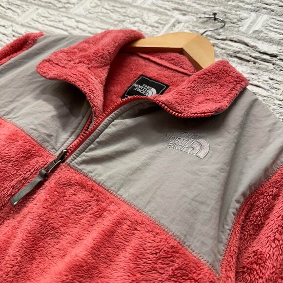 The North Face Girls Denali Fleece Zip Up‎ Jacket Size Large Pink - Picture 1 of 4